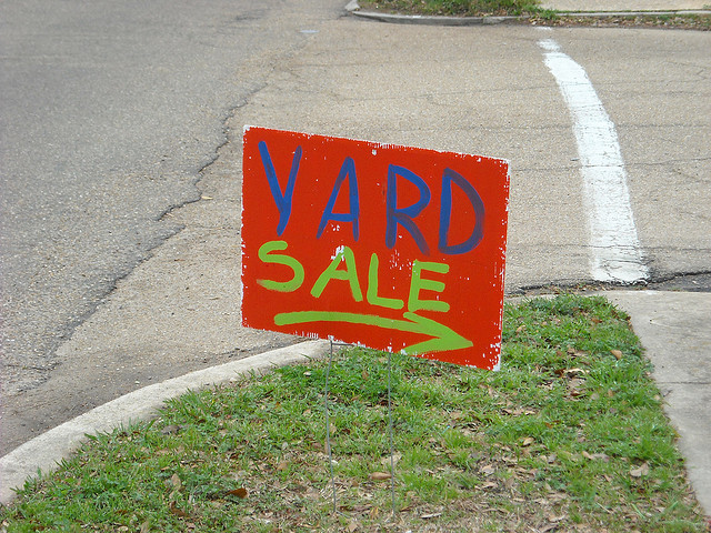 Join in on the Neighborhood Yard Sale coming 10/19